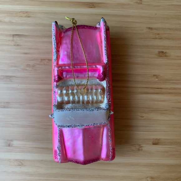 Pink Cadillac Christmas Tree Ornament (Bronners) - Picture 6 of 14